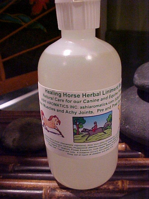 Animal Aromatherapy product image Herbal Liniment Rub Equine horse