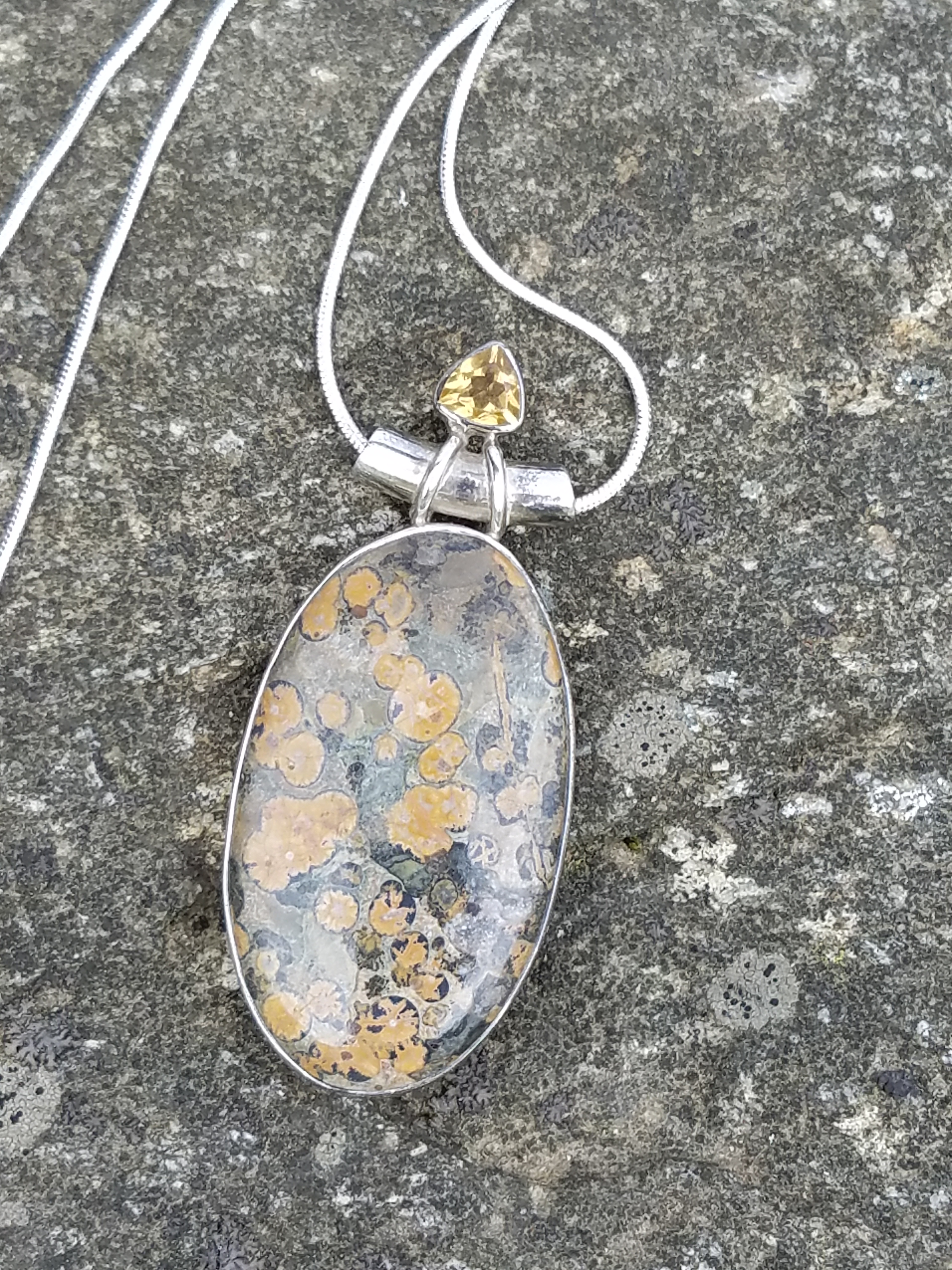 Leopard-skin Jasper Pendant Necklace – Animal Aromatherapy